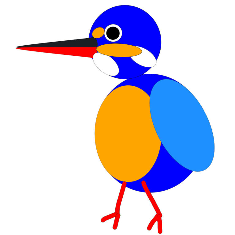 カワセミイラスト